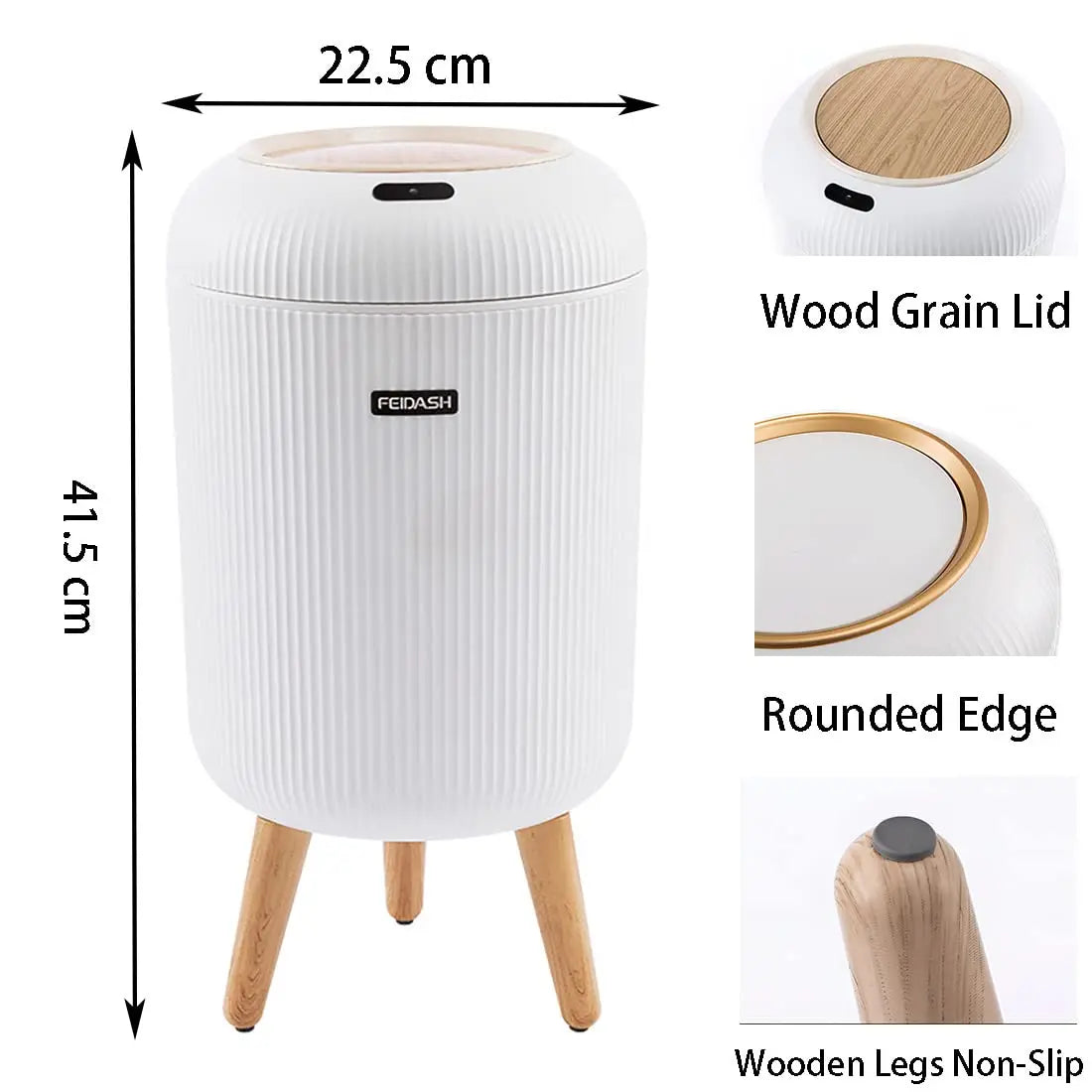 Smart Sensor Trash Can - Leakproof & Modern Design