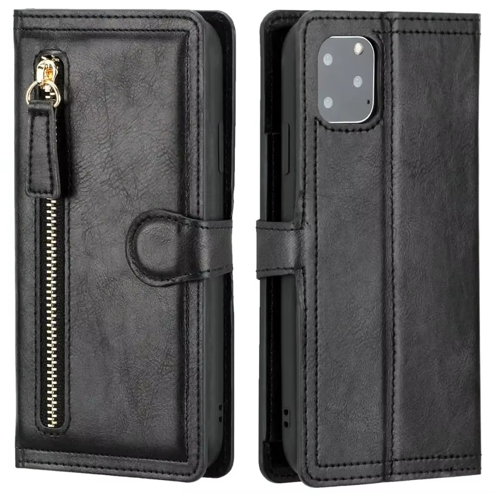 Luxury Leather iPhone Flip Phone Case Wallet