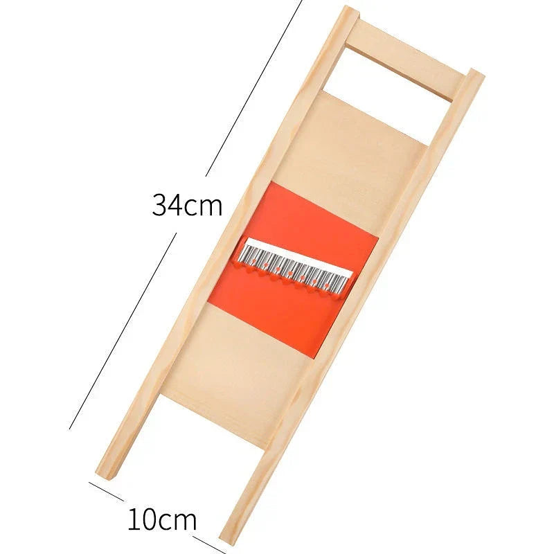 Easy Grip Potato Chip Slicer with Stainless Steel Blade