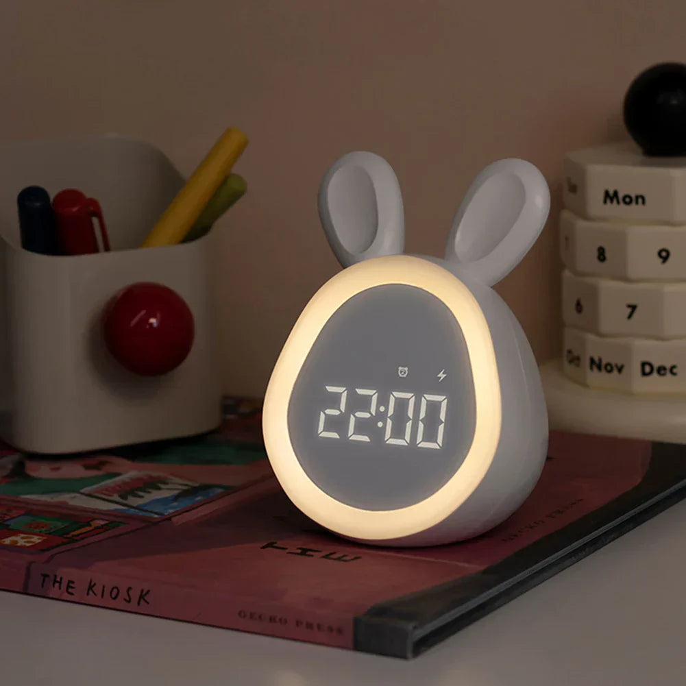 Fun Kids Alarm Clock with Night Light and LED Display
