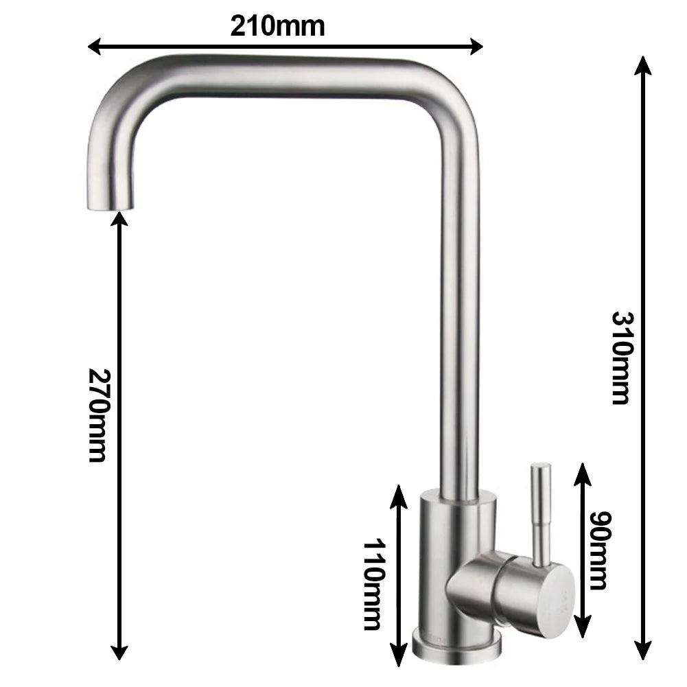 Premium Stainless Steel Kitchen Faucet