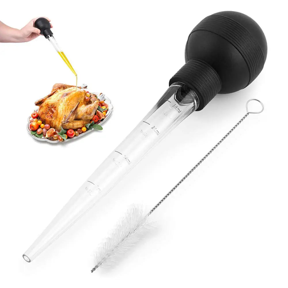 Easy Meat Injector with 2 Needles & Cleaning Tool