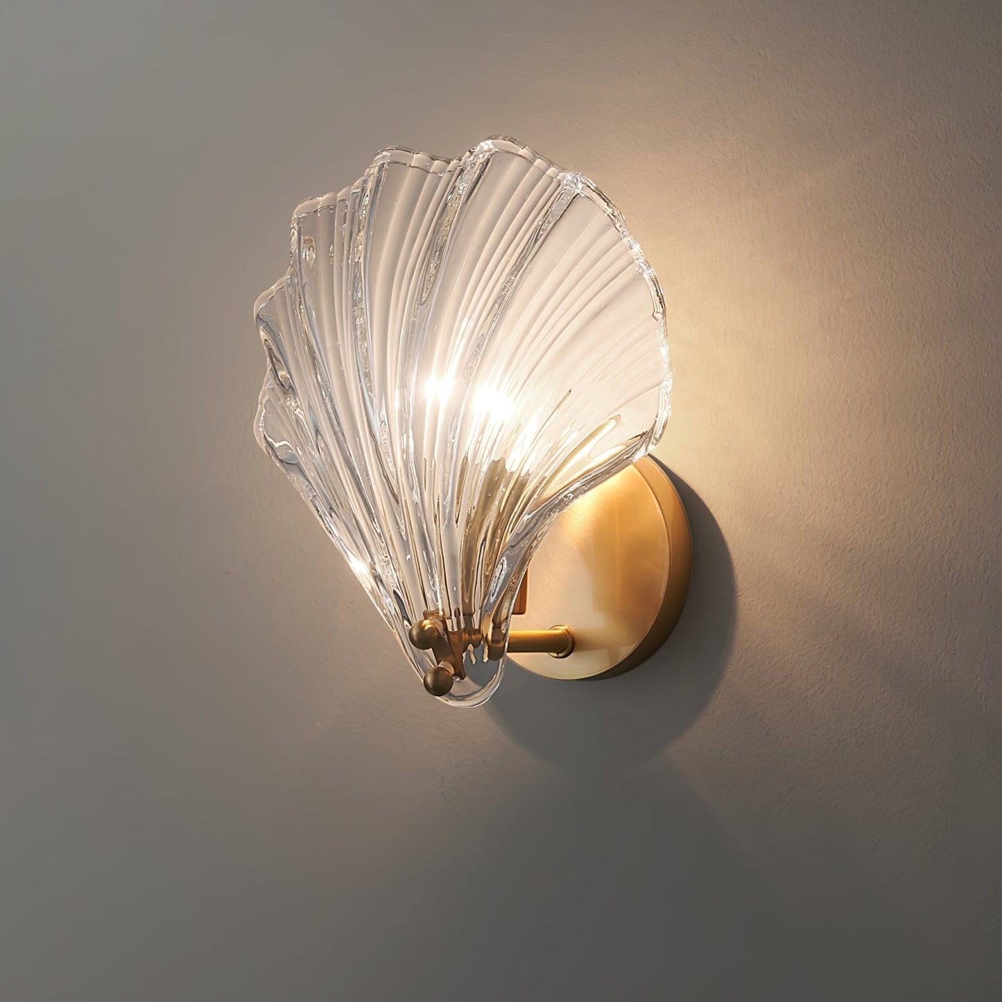 Coastal Glass Sconce Lamp