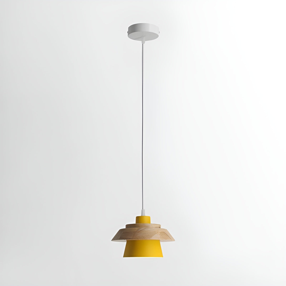 Rustic Wood Ceiling Light Fixture Scandinavian Style