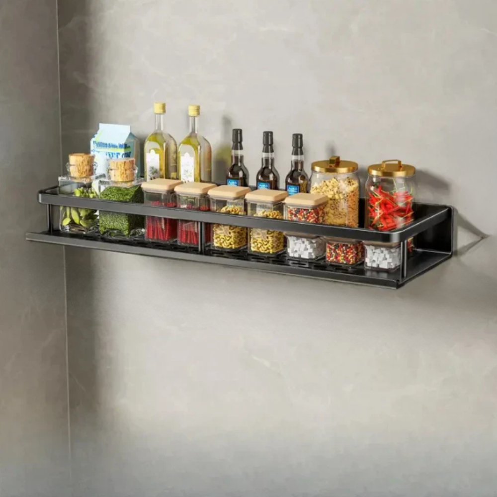 Space Saving Metal Wall Mounted Kitchen Shelf