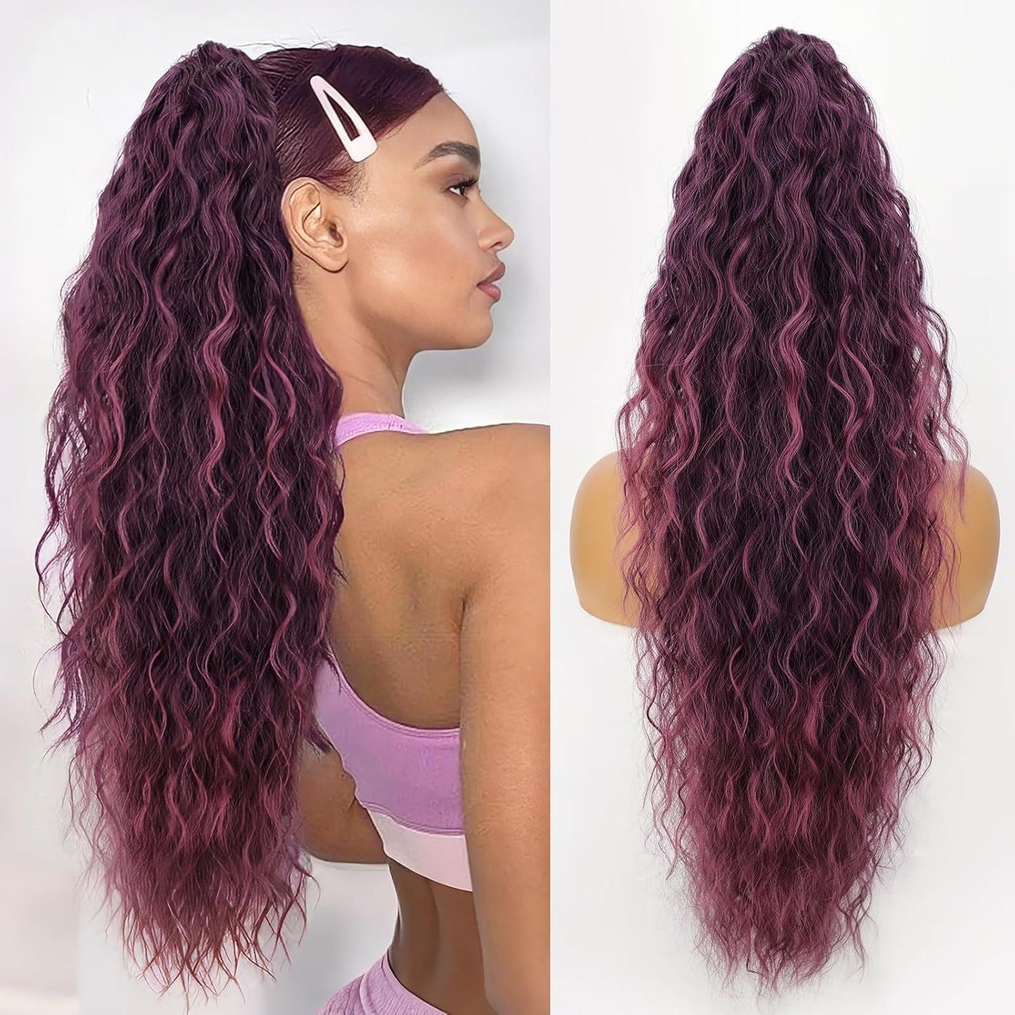 Ocean Wave Long Ponytail Wig