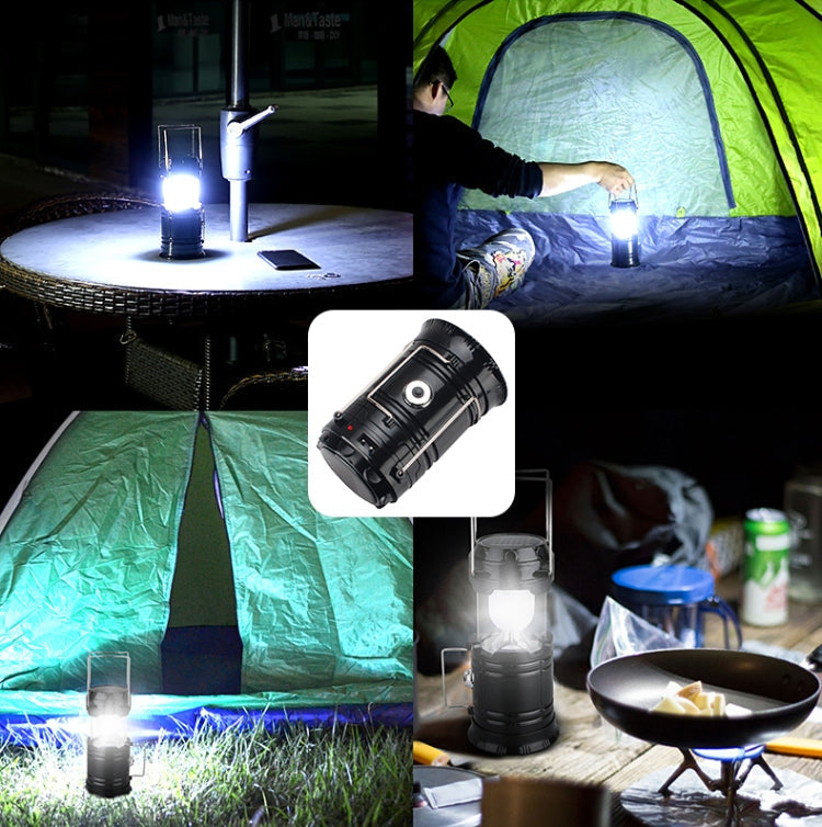 Portable Solar Camping Lantern with USB Output