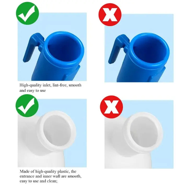 Compact Travel Urinal for Men - Leak Proof 2000ml