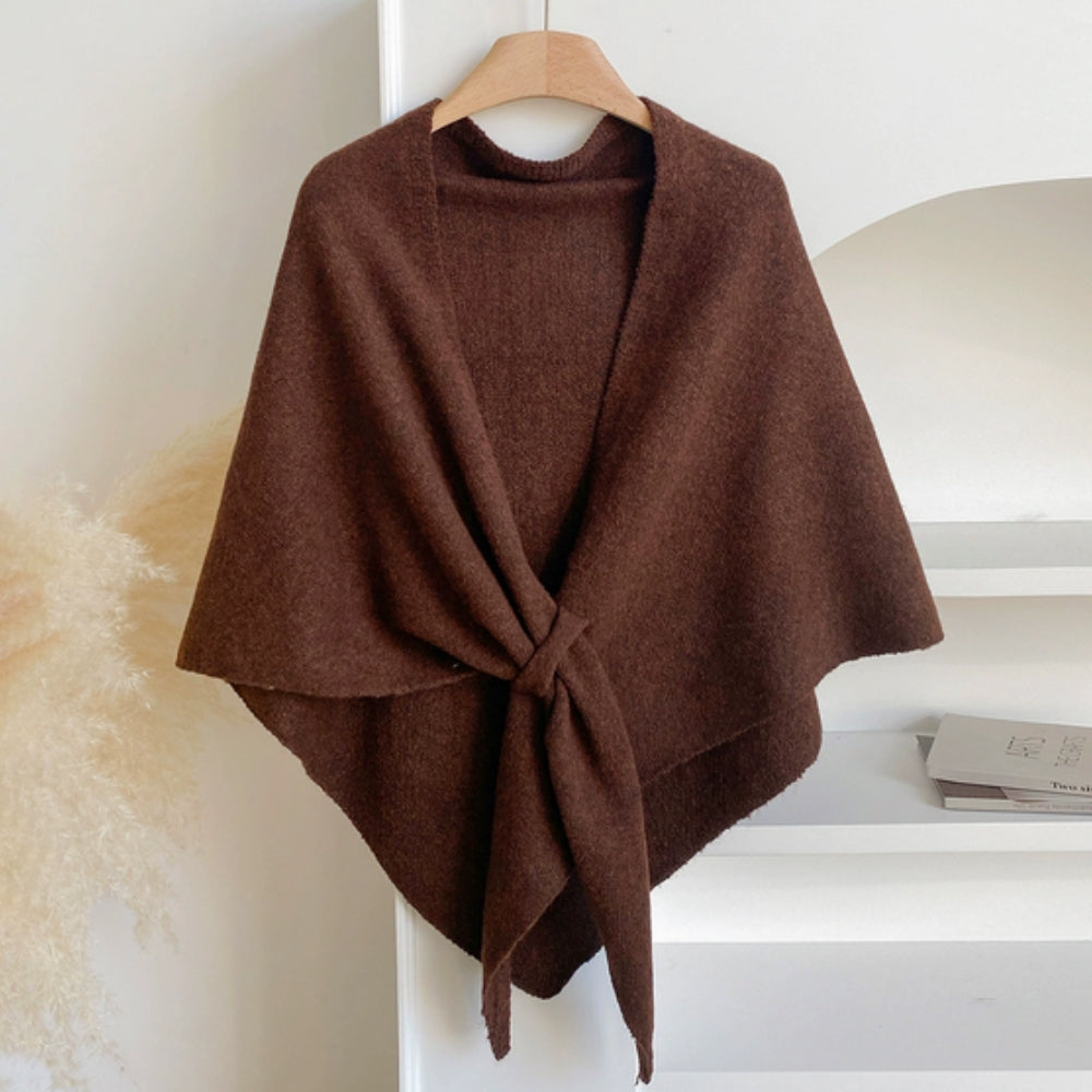Cozy Lightweight Triangle Shawl Wrap Cape