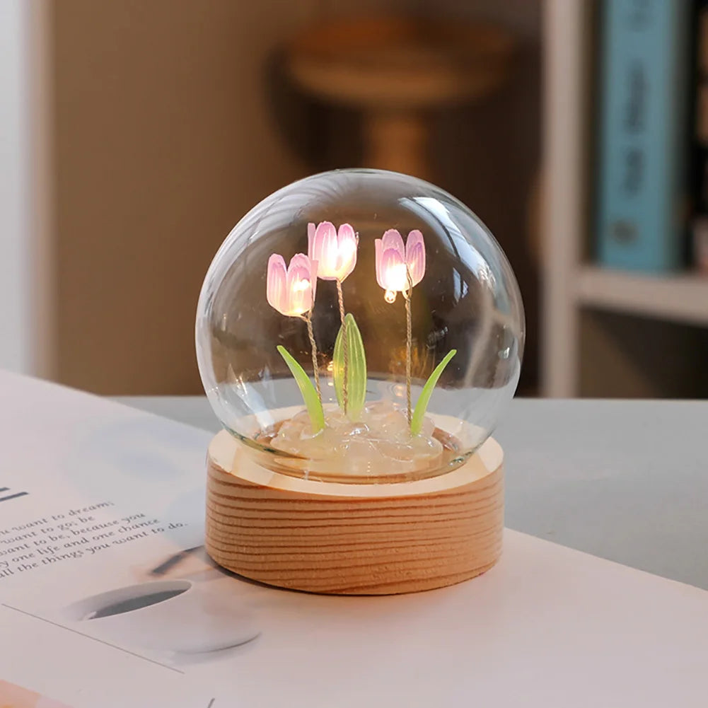 Beautiful Floral Desk Lamp – Soft Lighting
