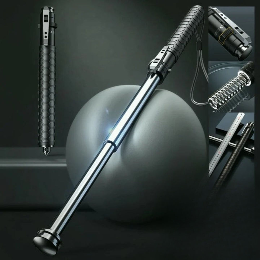 Tactical Folding Walking Stick for Hiking Safety