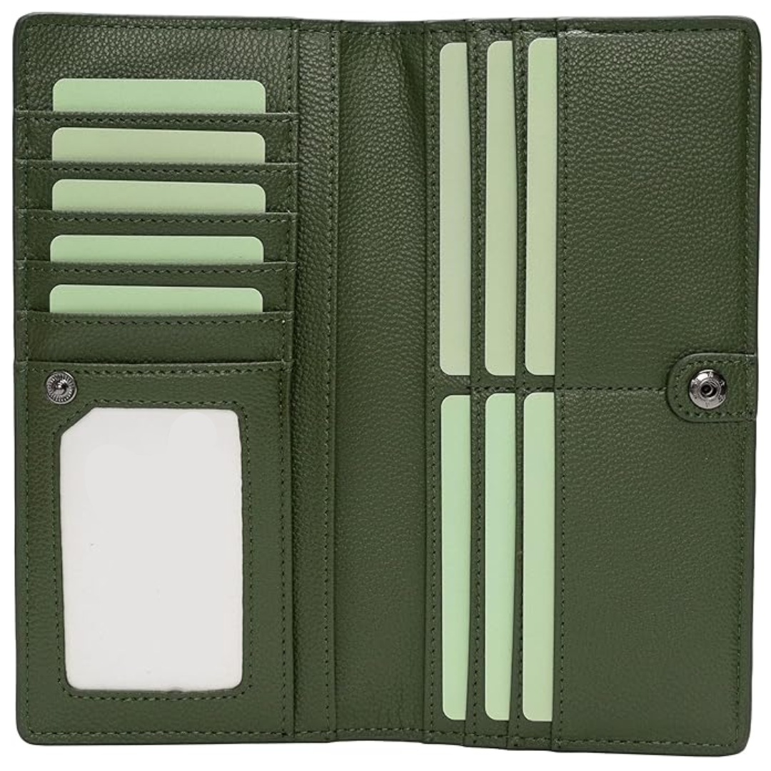 Slim Protective Leather Wallet Card Holder