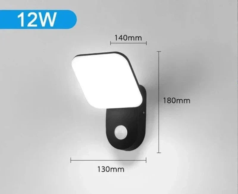 Bright Outdoor Motion Sensor LED Porch Light