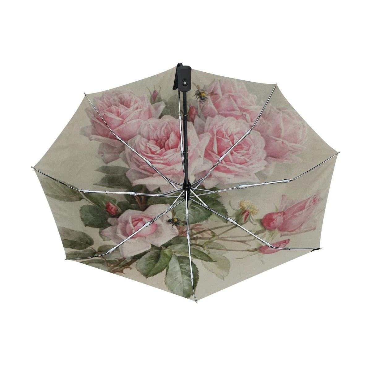 Compact Water Resistant Flower Umbrella