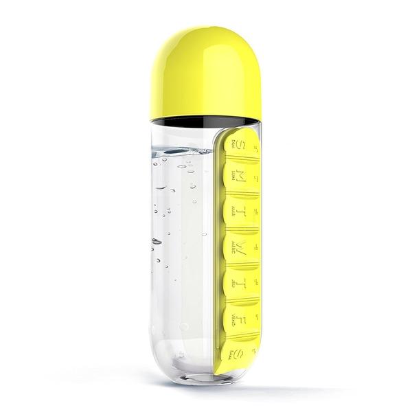 Daily Supplement Plastic Water Bottle