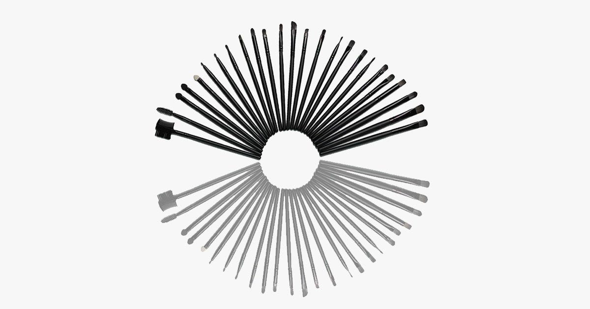 Complete Professional 32 Piece Makeup Brush Set