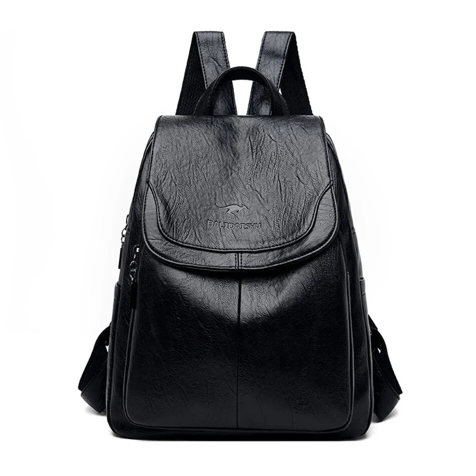 Fashionable Ladies Genuine Leather Backpack