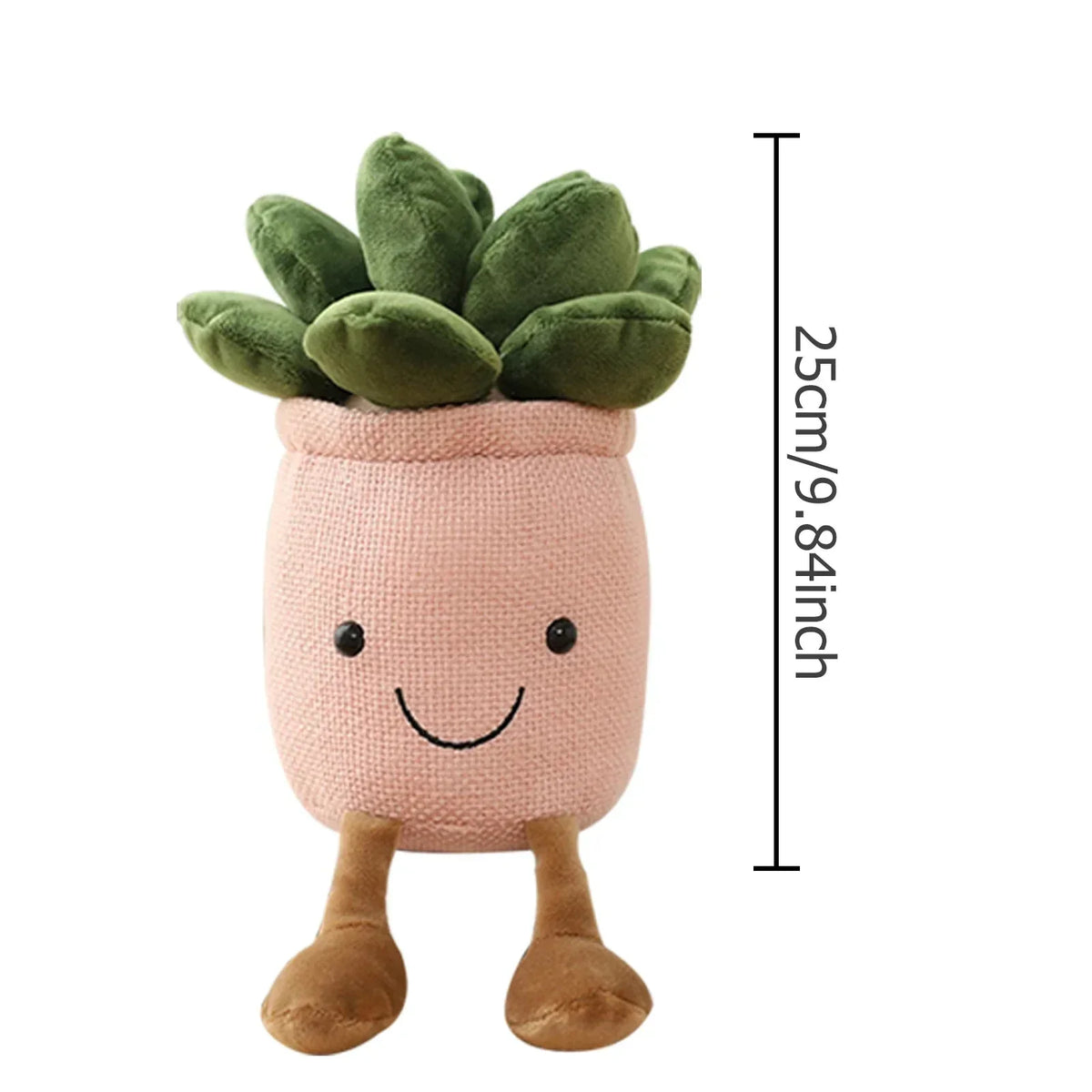 Cute Succulent Pillow: Plush Home Decor Cushion