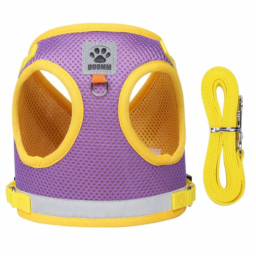 Safe Cat Harness with Reflective Straps