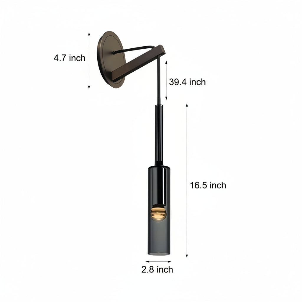 Modern Copper LED Wall Light