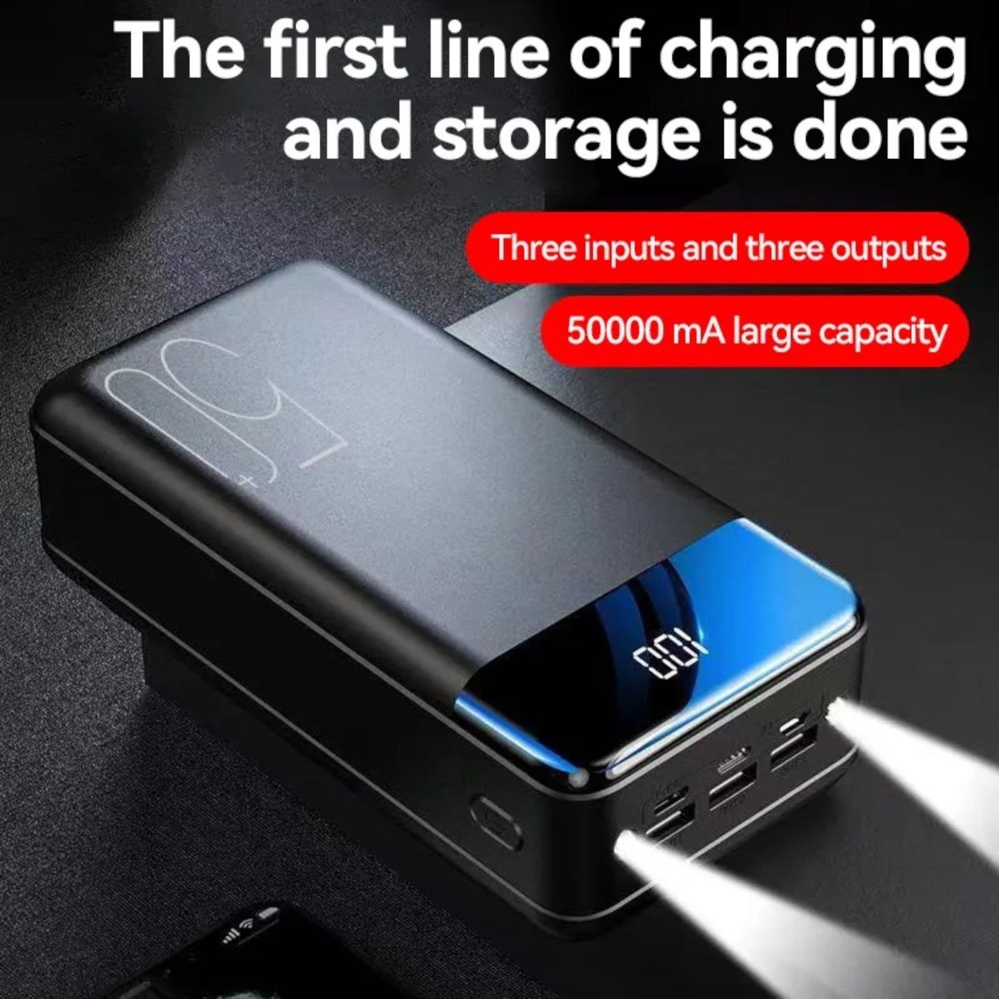 Powerful 30000mAh Portable Fast Charge Battery Pack