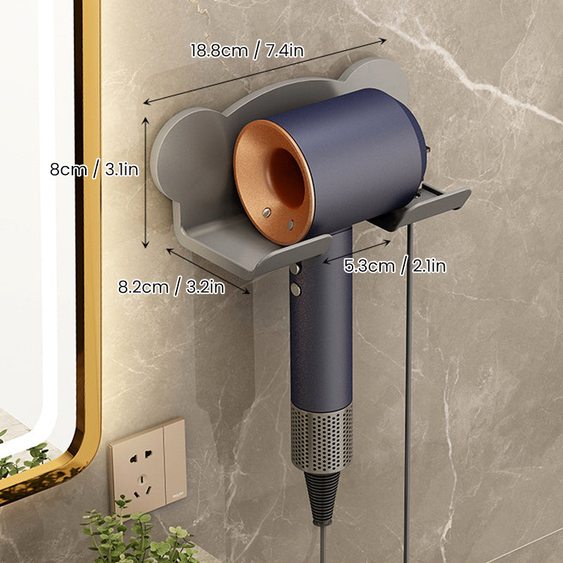 Wall Mount Hair Dryer Storage