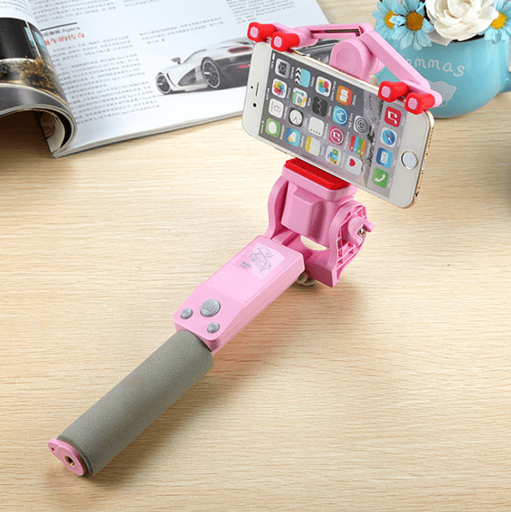 Wireless Selfie Stick with 360° Spin and Bluetooth Remote
