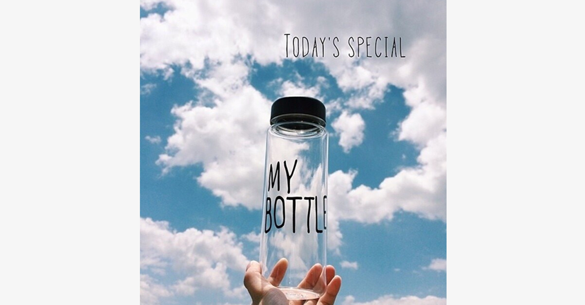 Clear BPA Free Drinking Water Bottle
