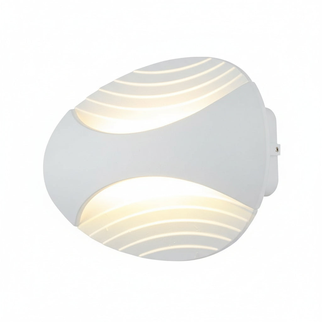 Outdoor LED Wall Light Waterproof Aluminum White Sconce