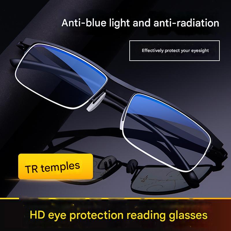 Charly | Unisex Progressive Reading Glasses with Anti-Blue Light Lenses