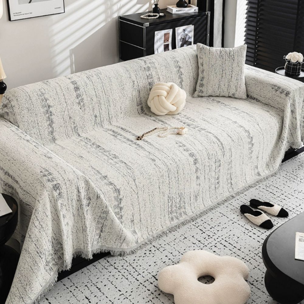 Soft Chenille Fabric Sofa Protector Cover