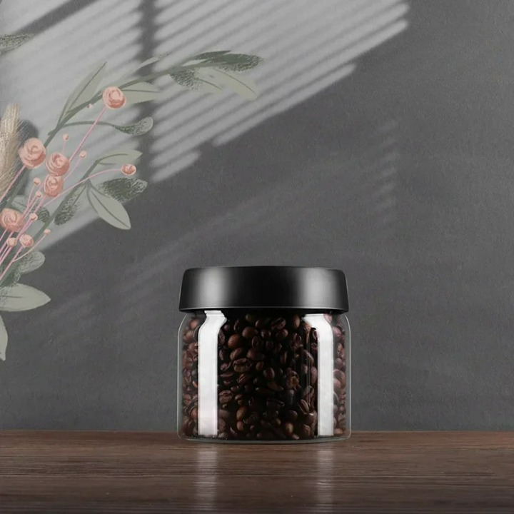 Fresh Coffee Bean Container - Air Tight Jar