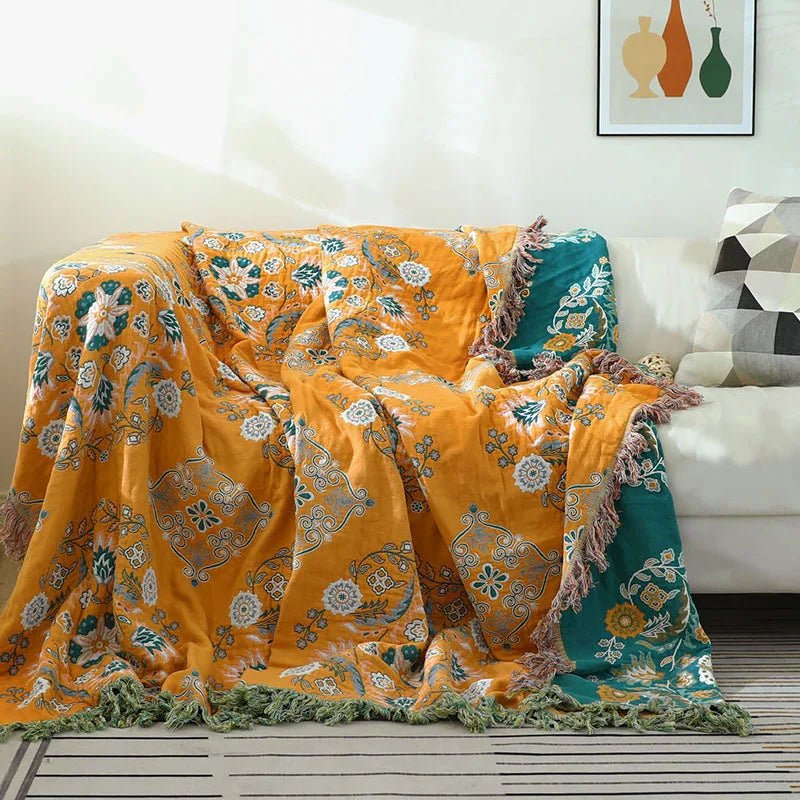 Soft Plush Cotton Throw Blanket