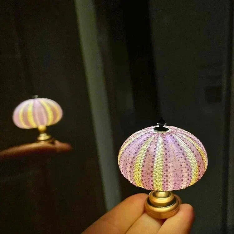 Small Coastal Shell Table Light