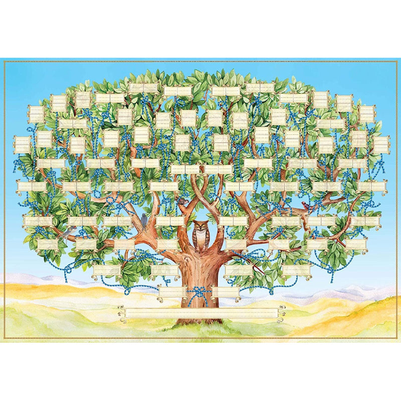 Personalized Ancestry Family Tree Chart