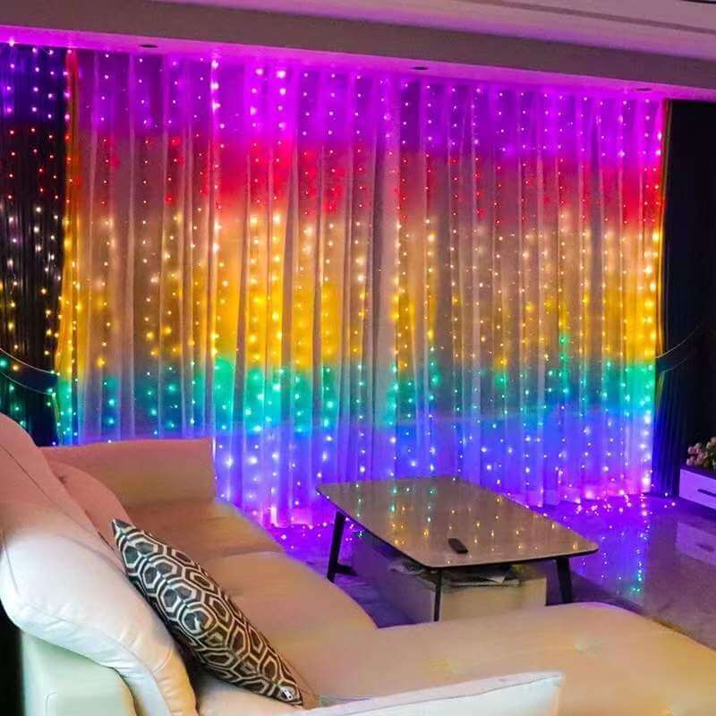 Smart Remote Control Color Changing Curtain Lamp