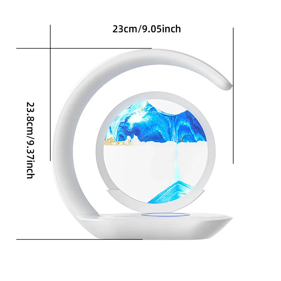 Unique LED Desk Lamp with Wireless Charging Base