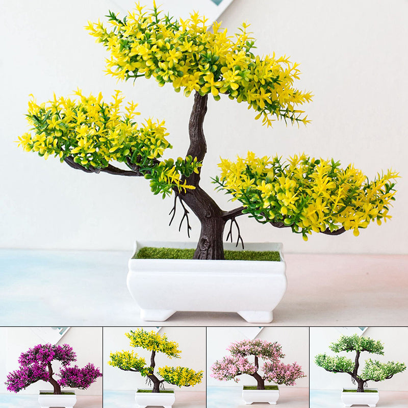 Small Potted Bonsai Tree Decoration