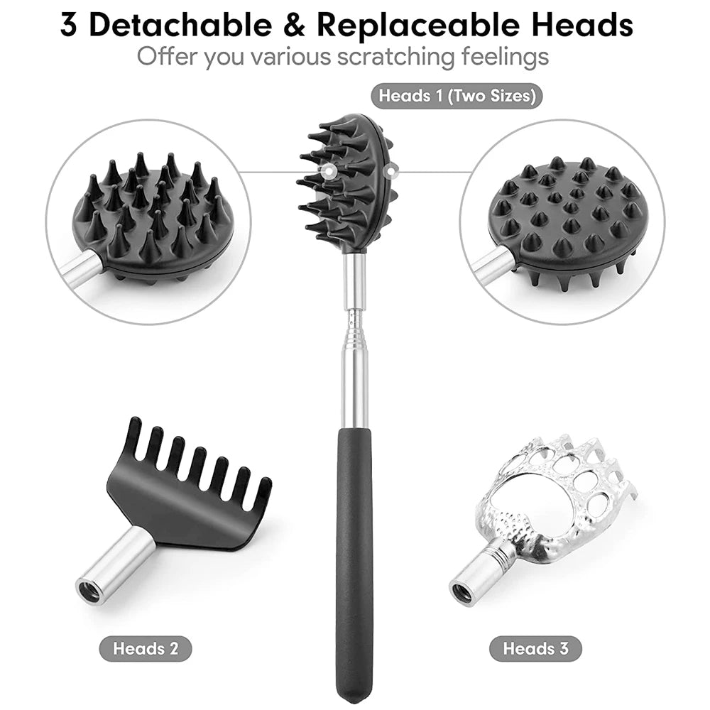 Extendable 3 Piece Back Scratchers Set