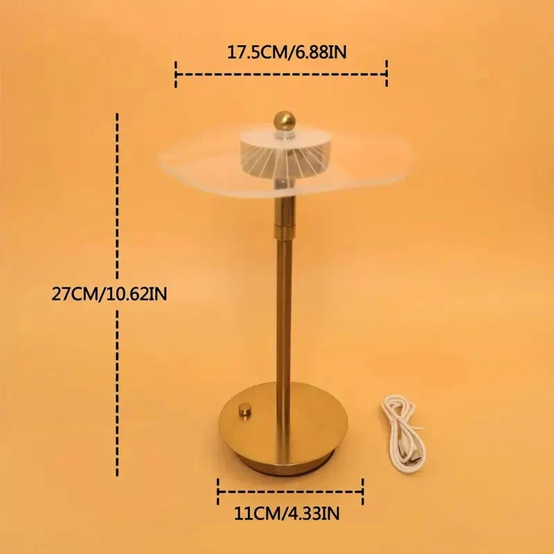Slim LED Office Desk Lamp with Adjustable Arm
