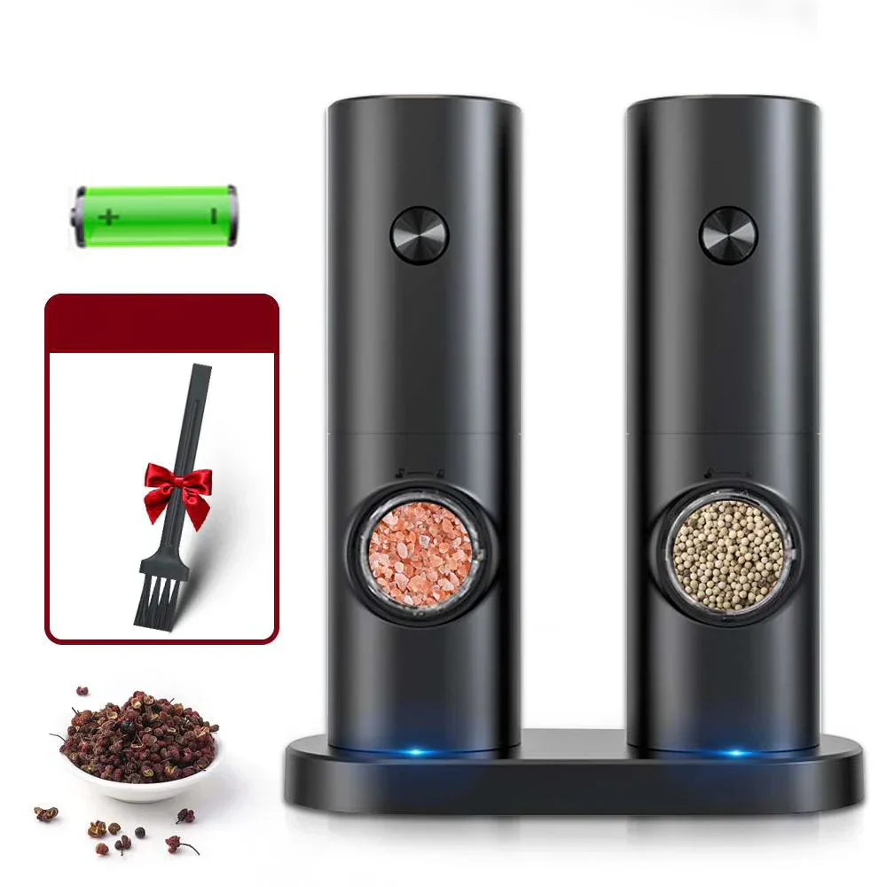 Automatic Salt and Pepper Grinder Set