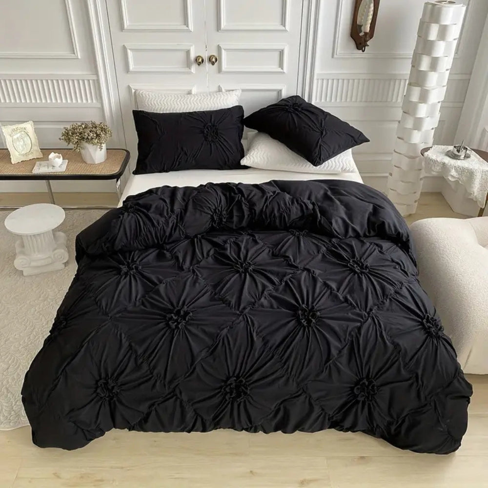 Soft Ruffled Microfiber Bed Sheet Set