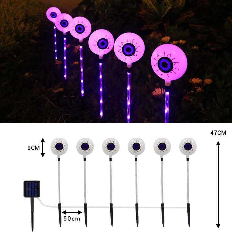 Outdoor Solar Powered Halloween Light Lamp