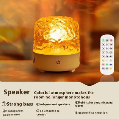 Colorful Star Night Lamp with Soothing Water Sound