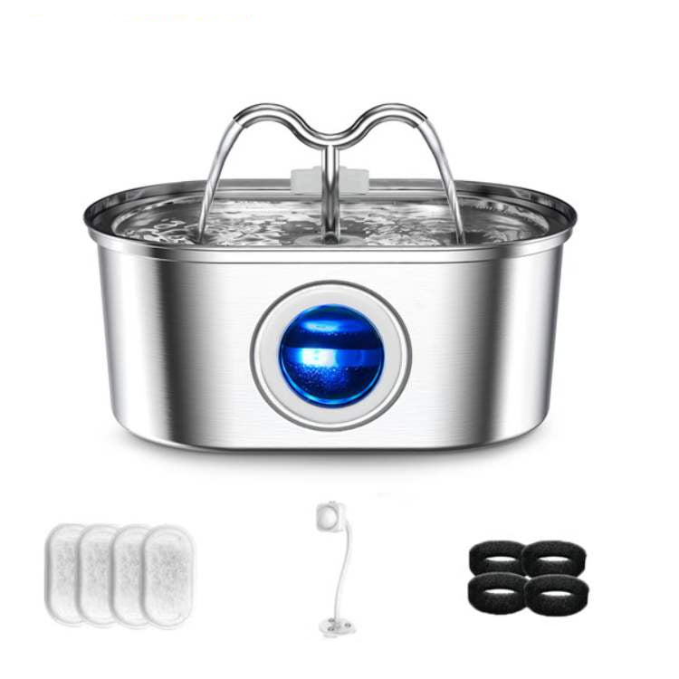 Pet Water Fountain - Silent, Clean and BPA Free 2L