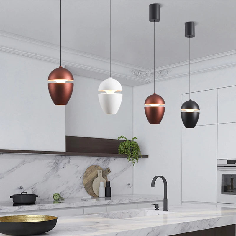 Compact Mini 1-Light Bedroom Pendant Lamp