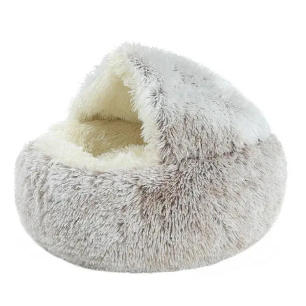 Cozy Pet Bed Warm Hideaway Den