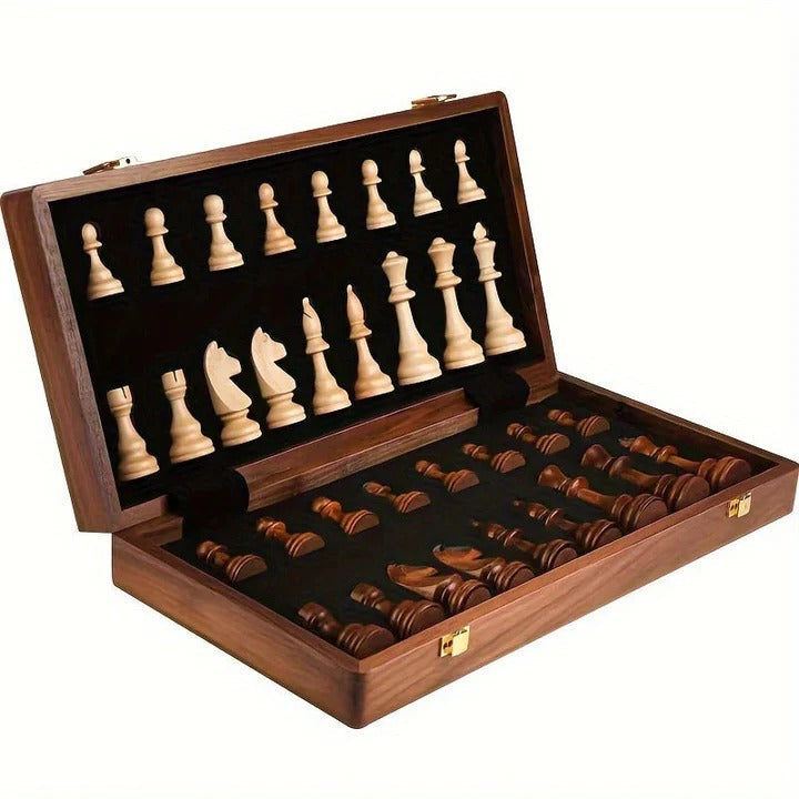 Luxury Handcrafted Wood Chess Set