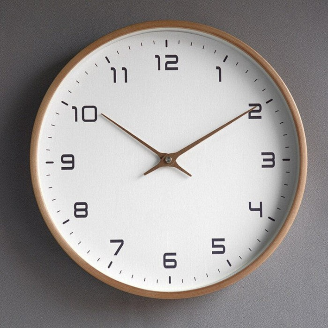 Quiet Contemporary Wall Clock Simple Style