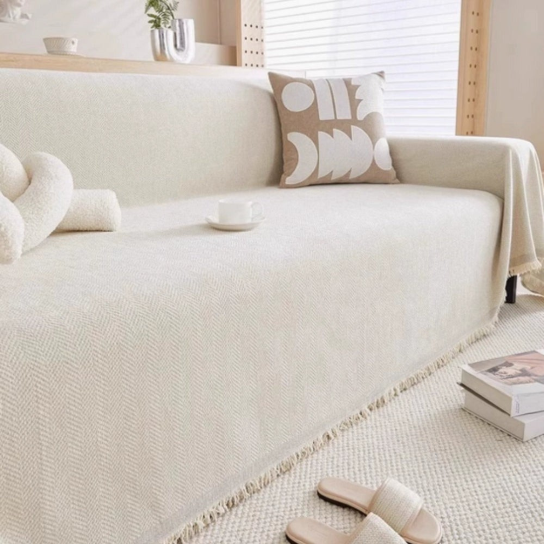 Sturdy Fleece Couch Slipcover